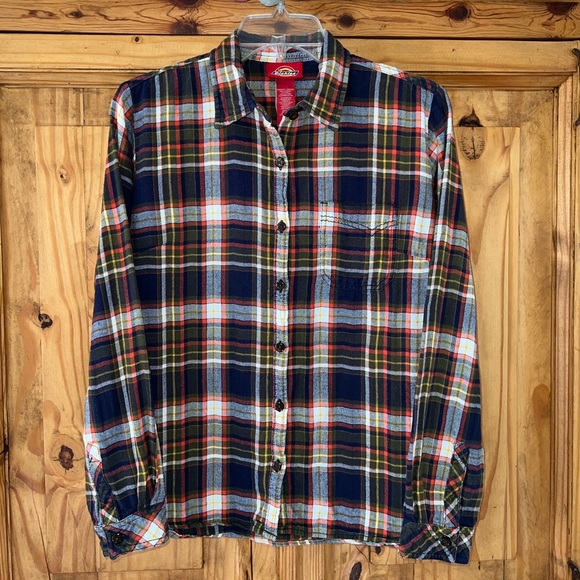 Dickies Tops - Wmn’s Dickies flannel shirt. SZ.M